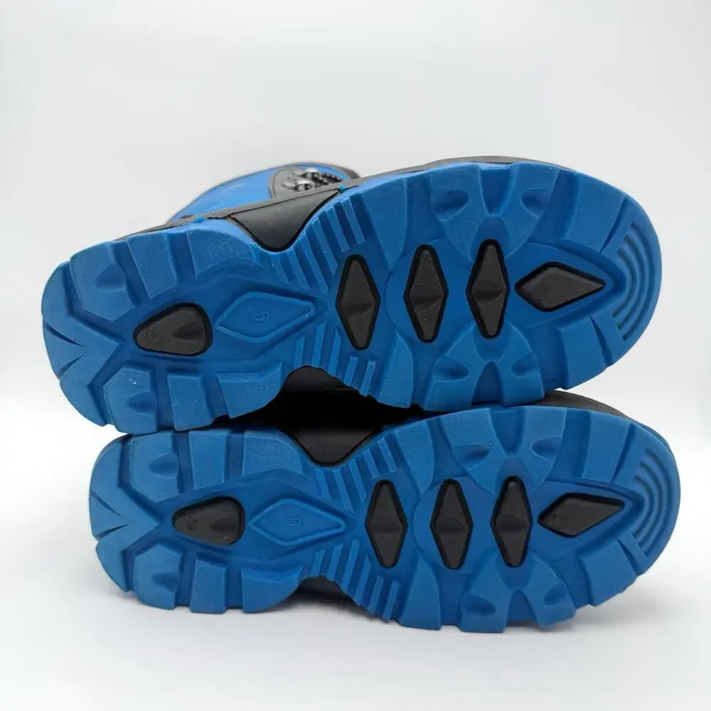 Kamik Kids Luke 3 Snow Boots US 5 EU 37 Blue Waterproof Insulated EUC
